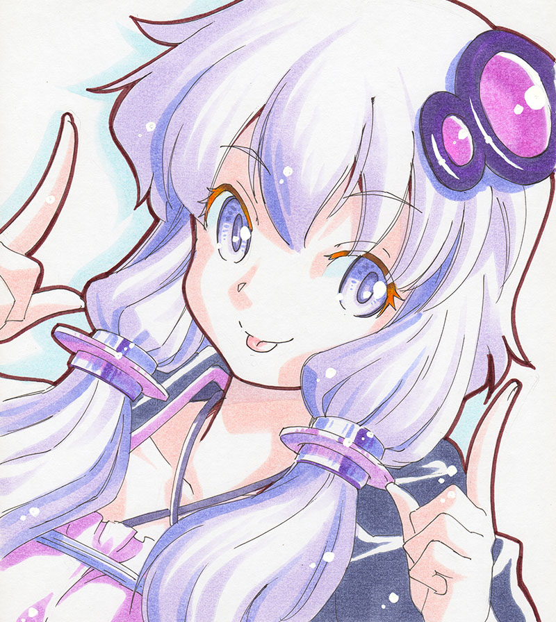 yuzuki yukari (vocaloid and 1 more) drawn by mizuki_hitoshi
