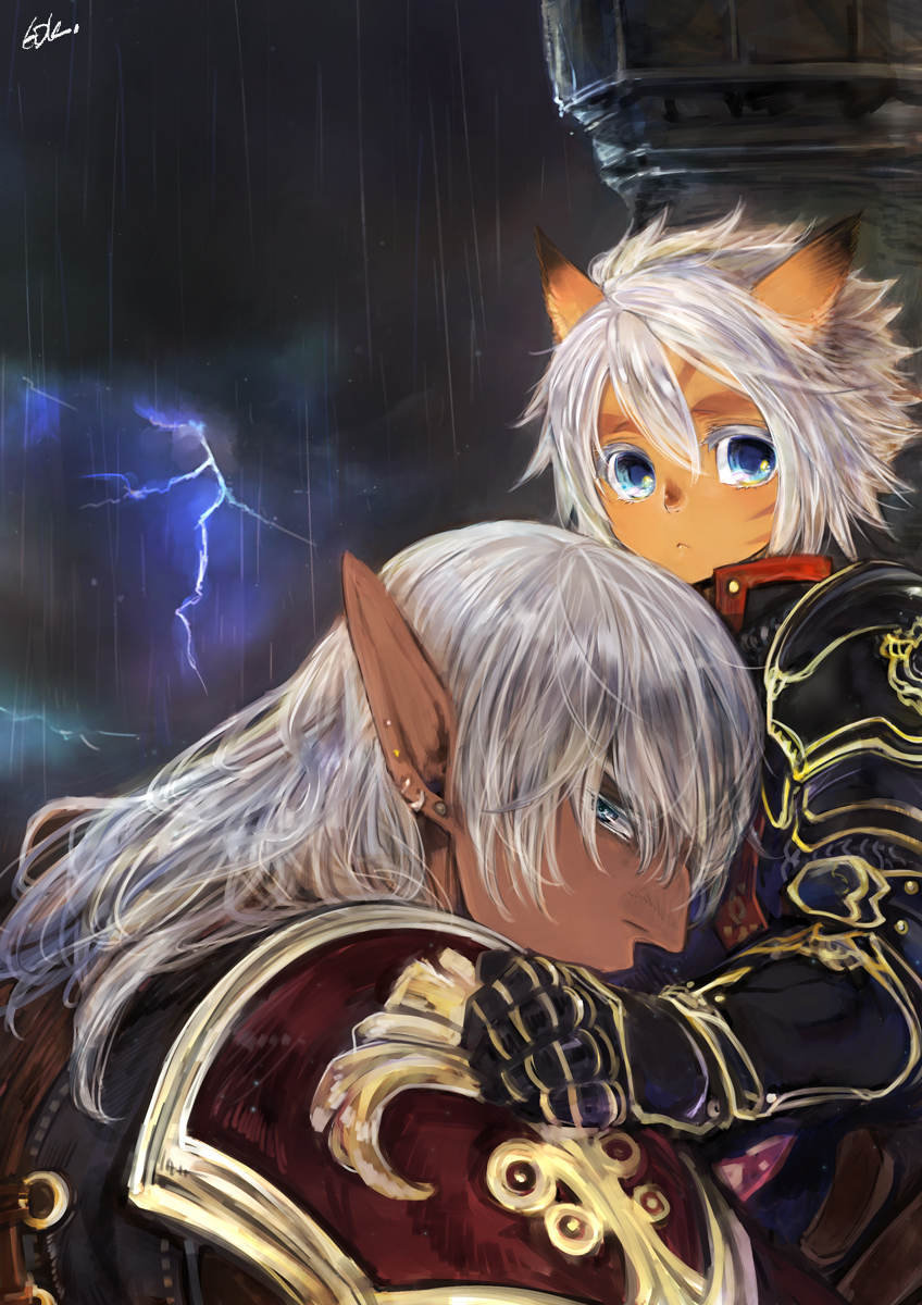 adventurer (final fantasy and 1 more) drawn by doraeshi