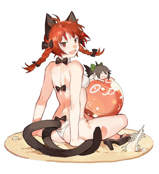 kaenbyou rin and reiuji utsuho (touhou) drawn by starshadowmagician