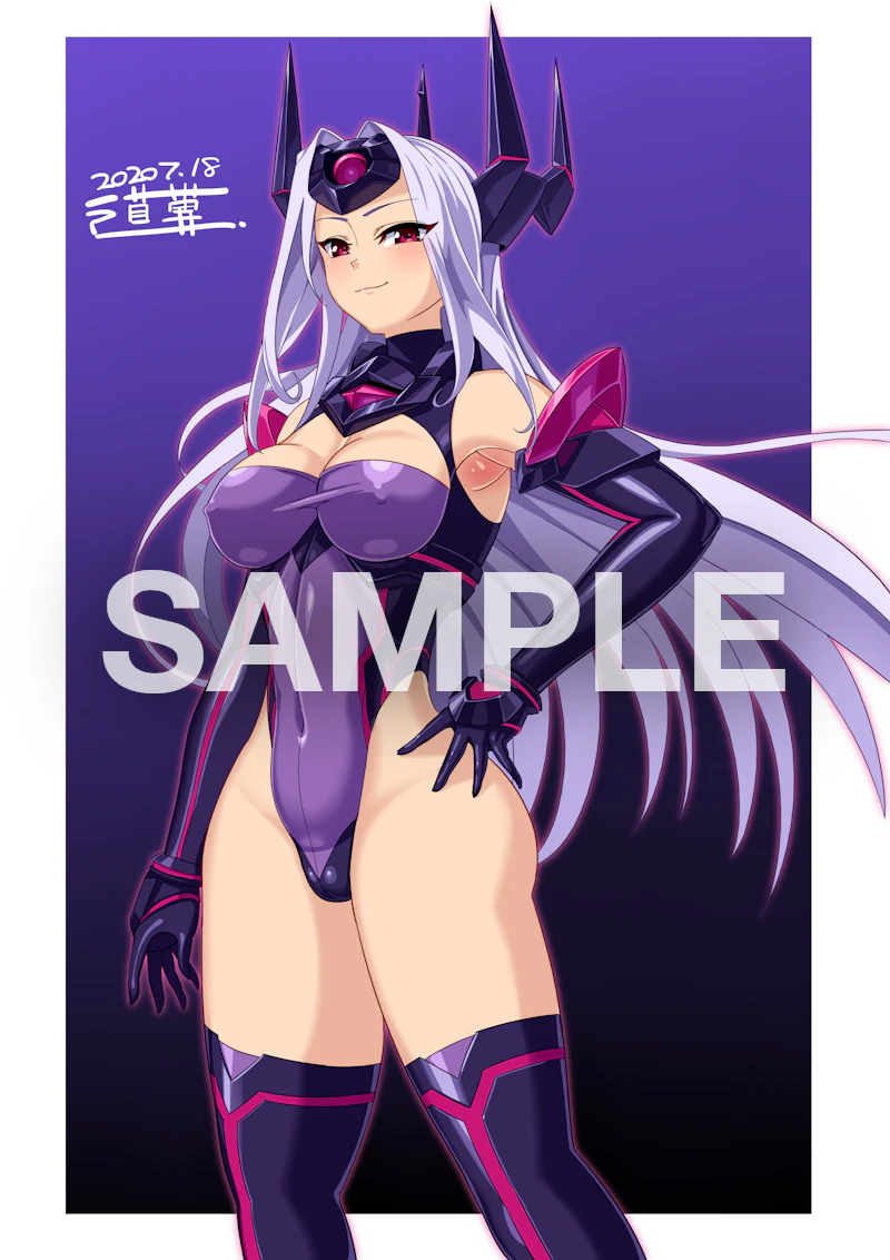 amakubo kaede and lextia (kouyoku senki exs-tia) drawn by michi_kuso