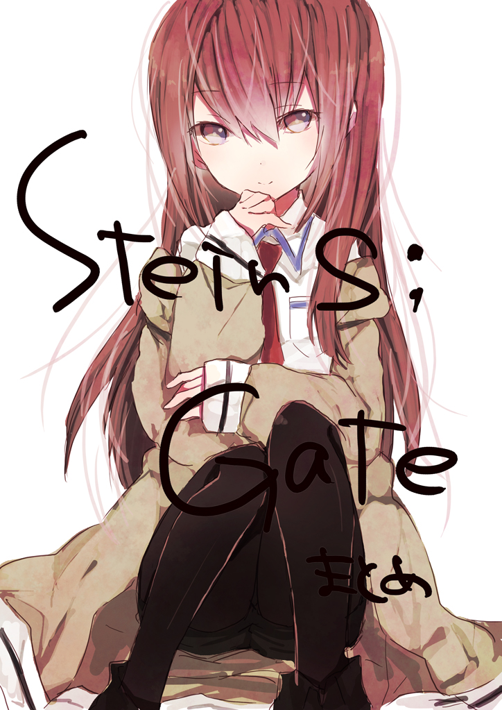 makise kurisu (science adventure and 1 more) drawn by miya_(tsumazukanai)
