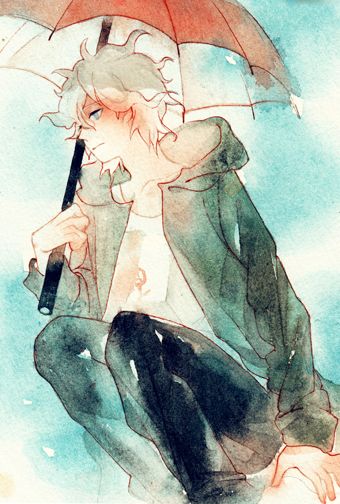 komaeda nagito (danganronpa and 1 more) drawn by rei_(456789io)