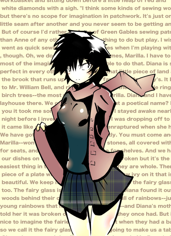 urabe mikoto (nazo no kanojo x) drawn by daison