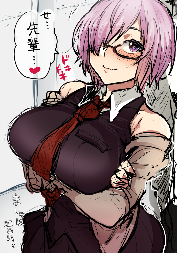 mash kyrielight (fate and 1 more) drawn by yamada_kou