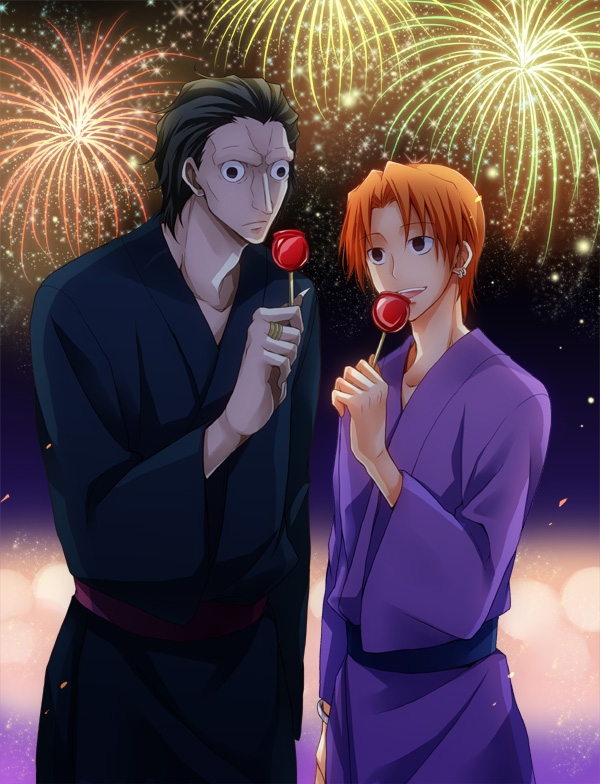 gilles de rais and uryuu ryuunosuke (fate and 1 more) drawn by kubyou_azami