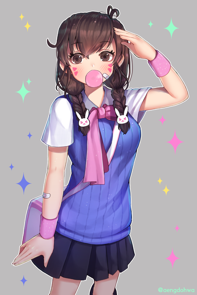 d.va (overwatch and 1 more) drawn by hanato_(seonoaiko)