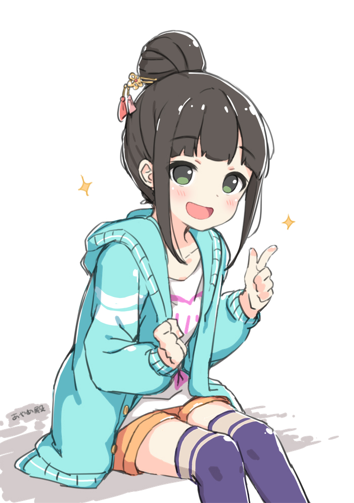 hamaguchi ayame (idolmaster and 1 more) drawn by kuresuku_(lessons)