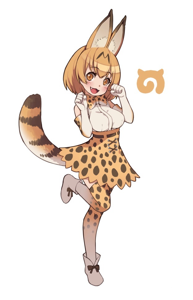 serval (kemono friends) drawn by kugi_ta_hori_taira
