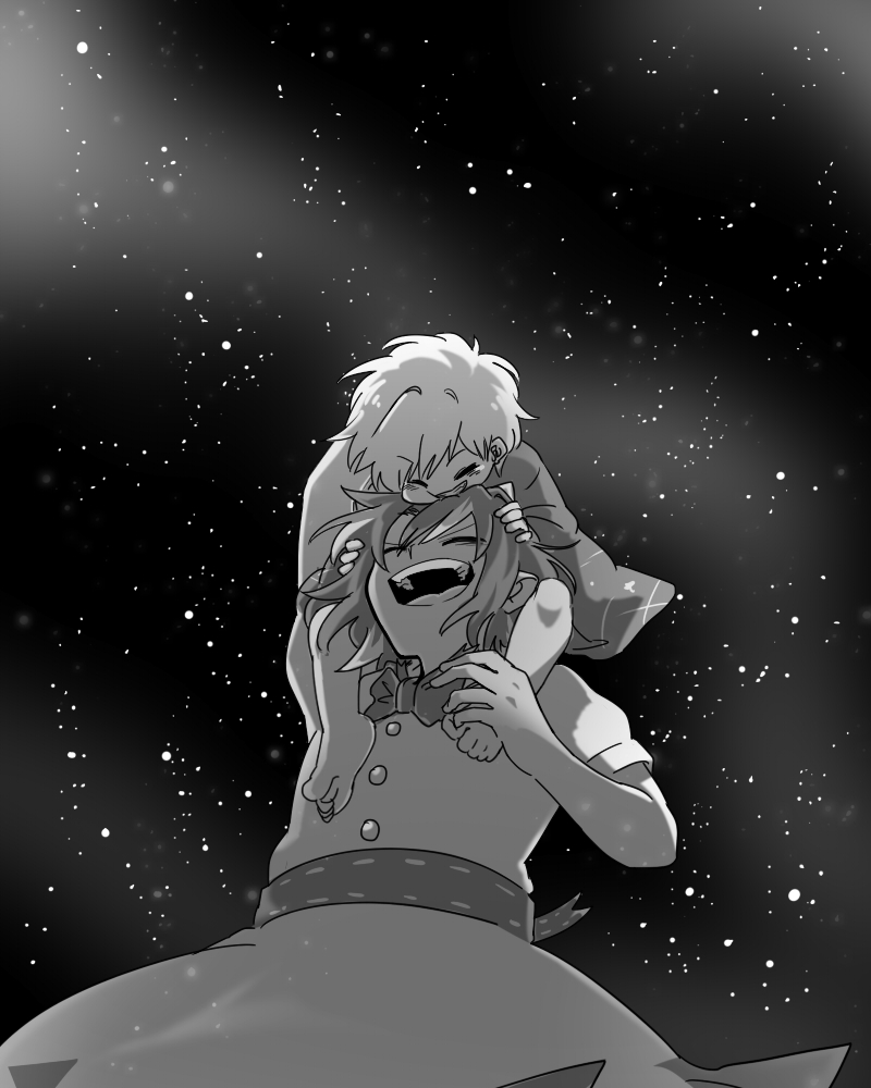 kijin seija and sukuna shinmyoumaru (touhou) drawn by shikushiku_(amamori_weekly)