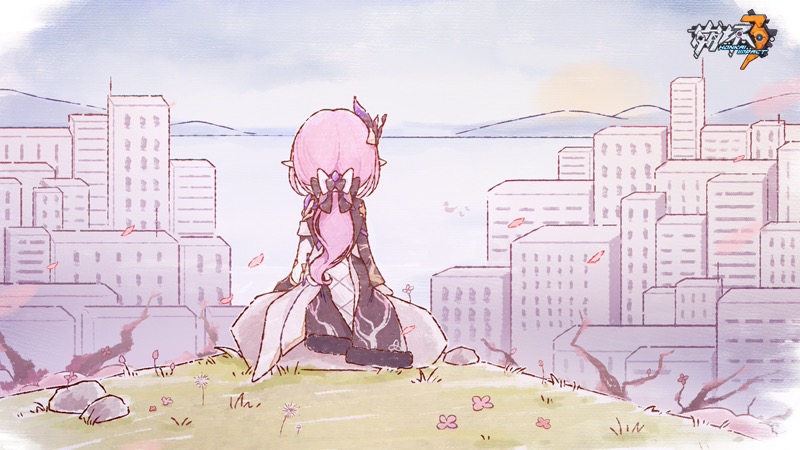 elysia (honkai and 1 more) drawn by eta