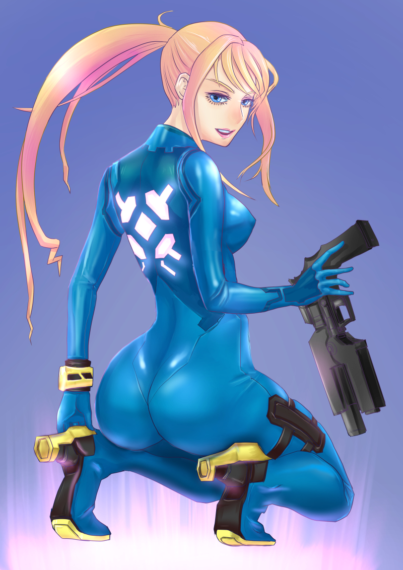 samus aran (super smash bros. and 1 more) drawn by shimaguni_yamato