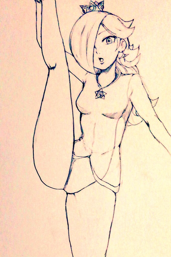 rosalina (mario and 2 more) drawn by d-m_(dii_emu)