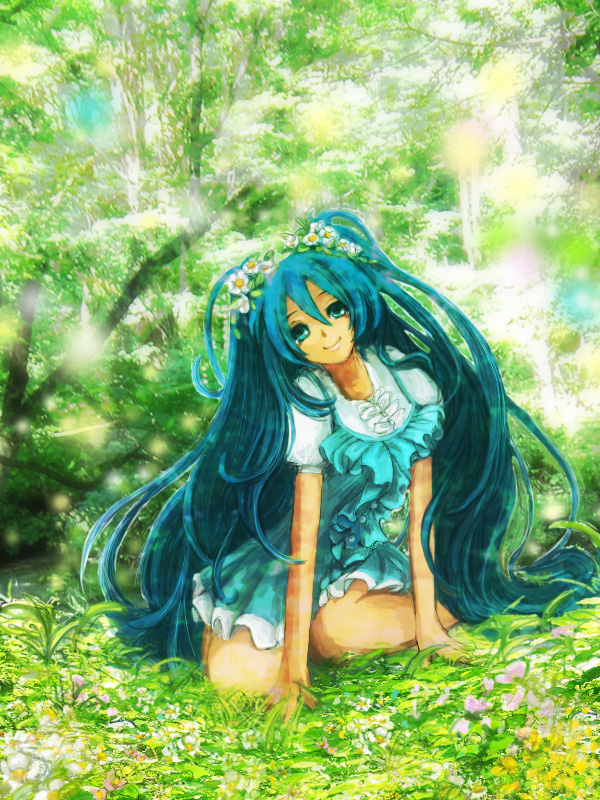 hatsune miku (vocaloid) drawn by coral_(artist)