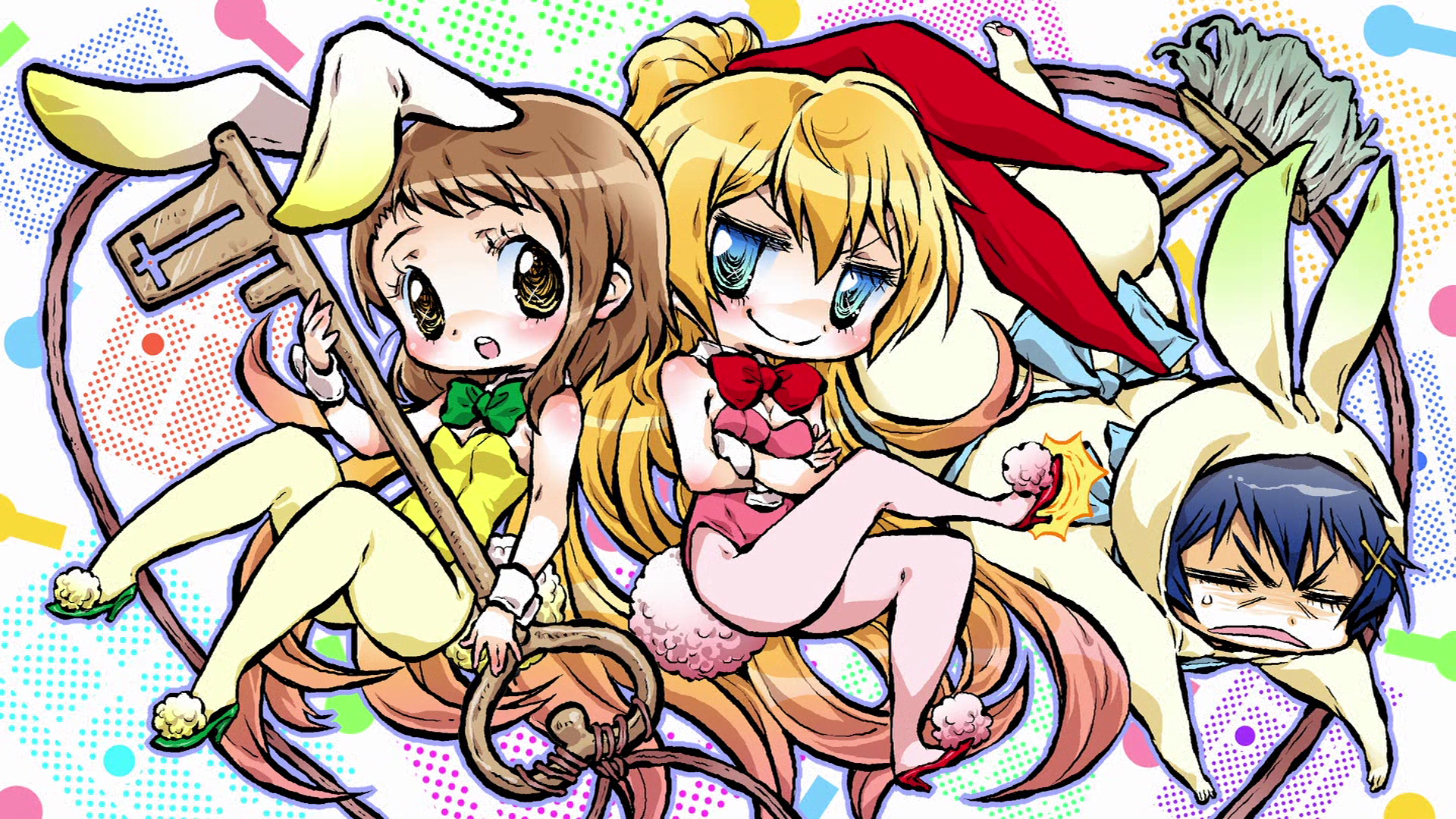 Kirisaki Chitoge Onodera Kosaki And Ichijou Raku Nisekoi Drawn By Aboshi Mako Danbooru He refuses to take over the family's duties as the next leader. kirisaki chitoge onodera kosaki and