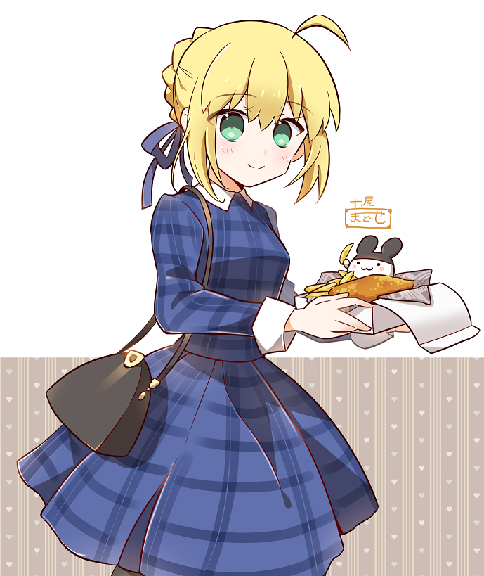 artoria pendragon and saber (fate and 1 more) drawn by tsuchiya_madose