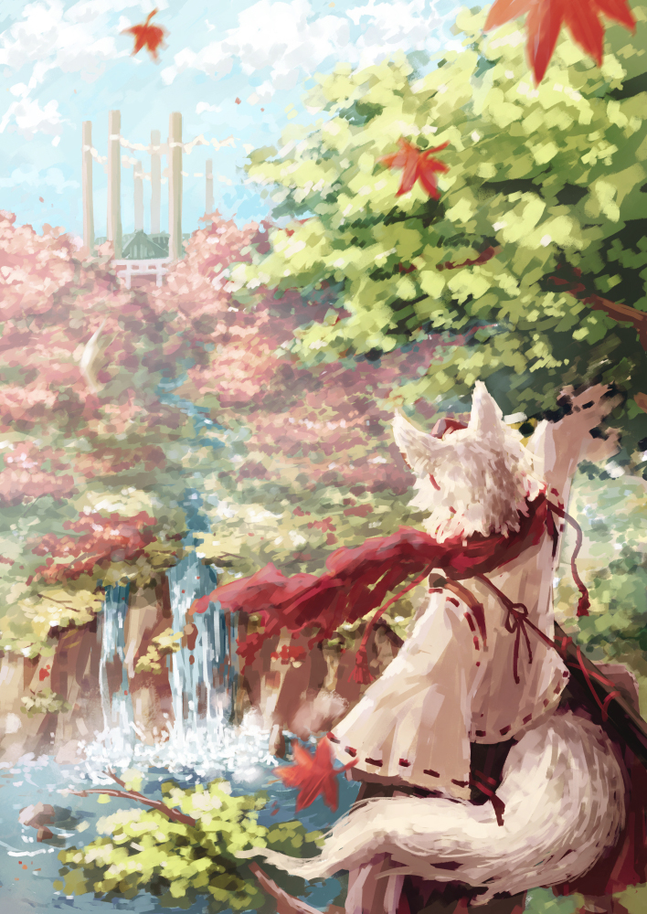 inubashiri momiji (touhou and 1 more) drawn by kitsune_maru