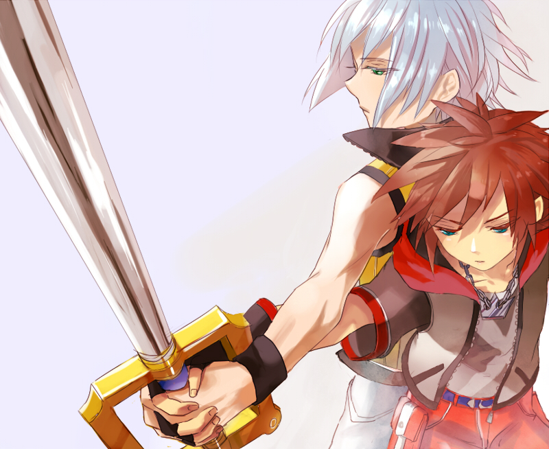 sora and riku (kingdom hearts and 1 more) drawn by shis-ra