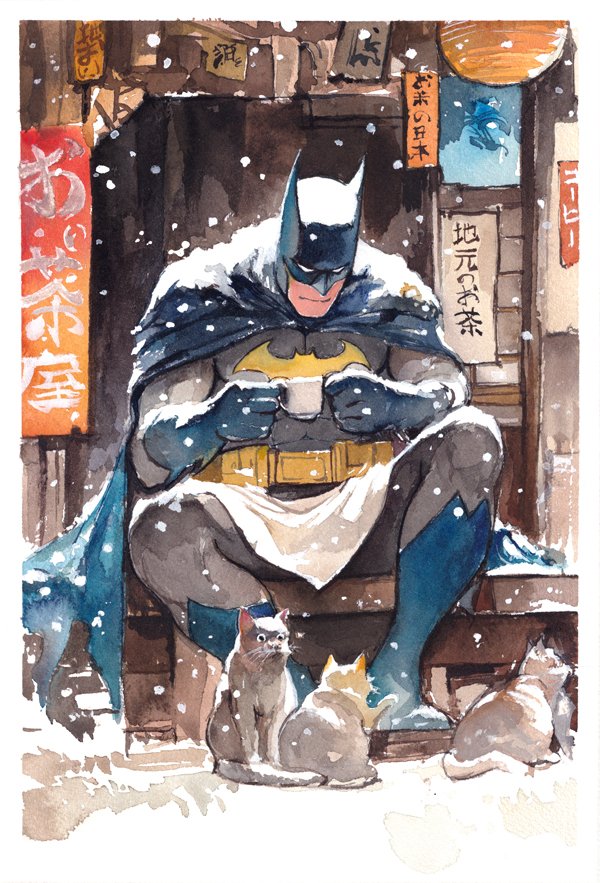 batman and bruce wayne (dc comics and 1 more) drawn by itoscaresme