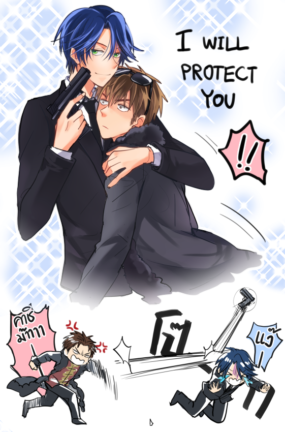 kashima yuu and hori masayuki (gekkan shoujo nozaki-kun) drawn by warable