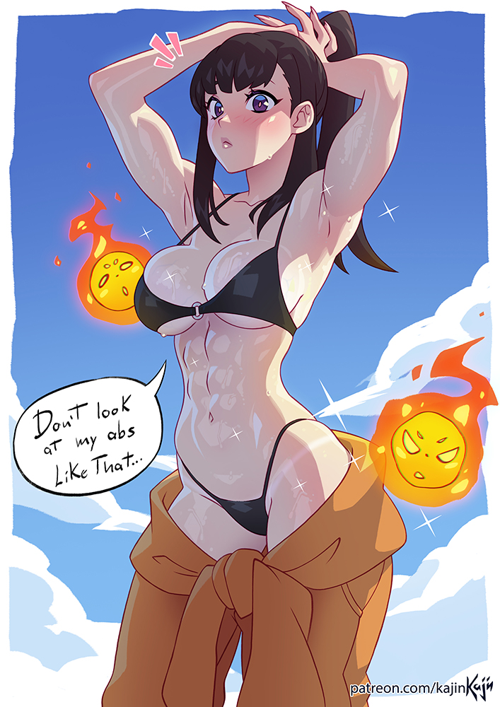 maki oze (en'en no shouboutai) drawn by kajin_(kajinman)