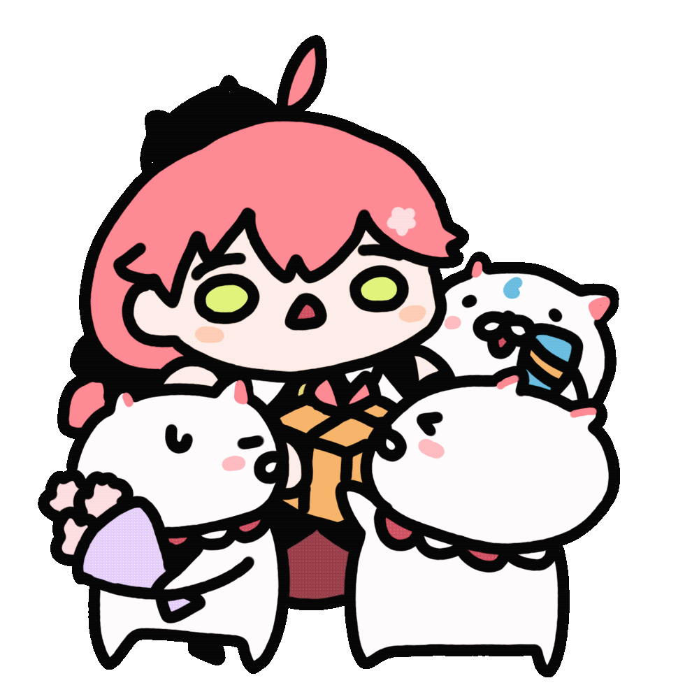 sakura miko and 35p (hololive) drawn by fuwafuwa_35