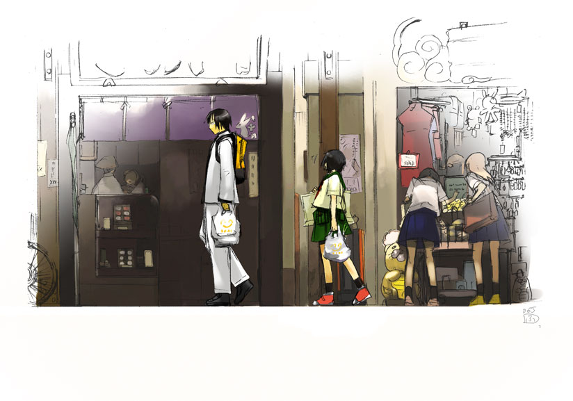 kino and shizu (kino no tabi and 1 more) drawn by fumuna
