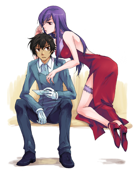 tieria erde and setsuna f. seiei (gundam and 1 more) drawn by nakao_kame