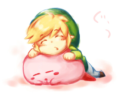link, kirby, and toon link (the legend of zelda and 2 more)