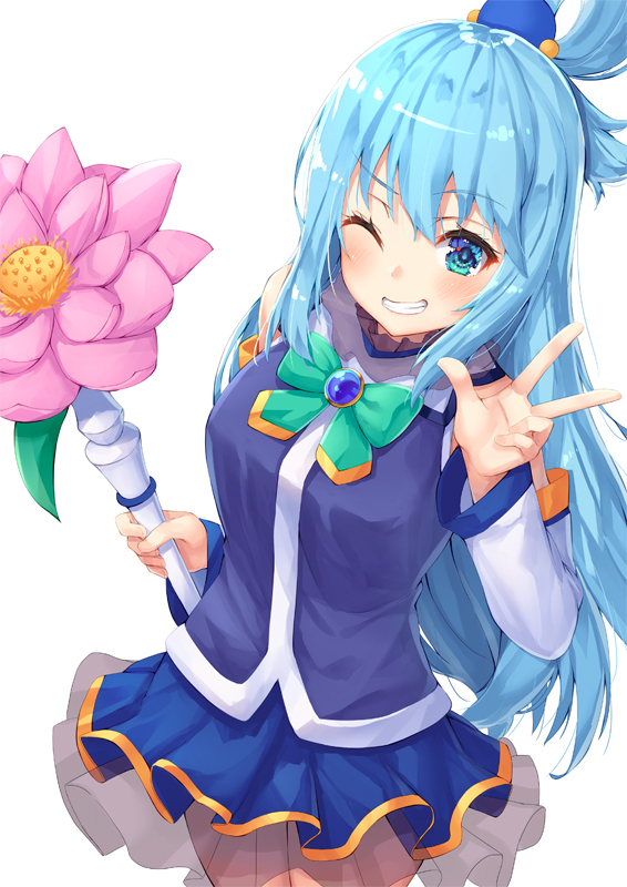 aqua (kono subarashii sekai ni shukufuku wo!) drawn by pensuke