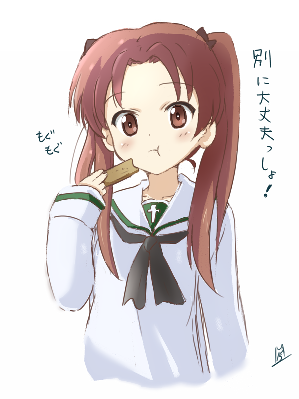 kadotani anzu (girls und panzer) drawn by ma-2_(konkon_kitakitsune)