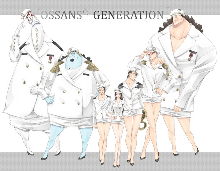 boa hancock, donquixote doflamingo, crocodile, dracule mihawk, jinbe, and 2 more (one piece)