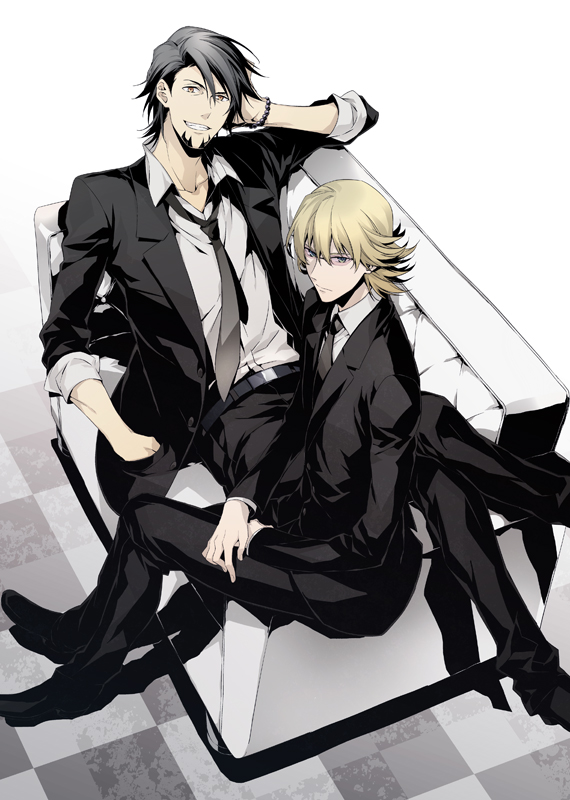 barnaby brooks jr. and kaburagi t. kotetsu (tiger & bunny) drawn by xia_(ryugo)