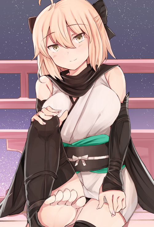 okita souji (fate and 1 more) drawn by sabujiroko
