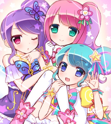 pinon, kanon, and junon (pretty series and 1 more) drawn by adaajt