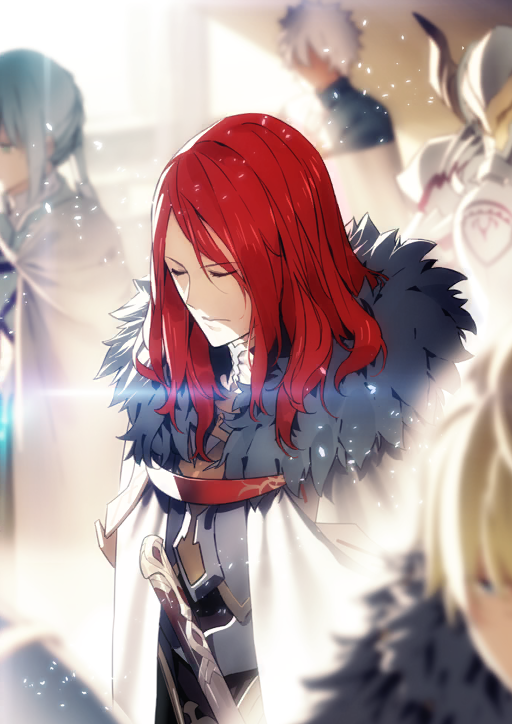 mordred, gawain, bedivere, tristan, and galahad (fate and 1 more) drawn by morii_shizuki
