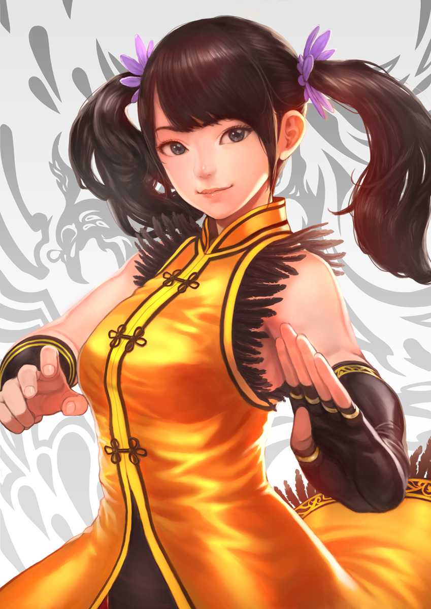 ling xiaoyu (tekken and 1 more) drawn by omeno_(digitalome)