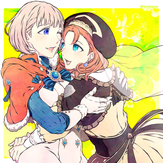 mercedes von martritz and annette fantine dominic (fire emblem and 1 more) drawn by totototope
