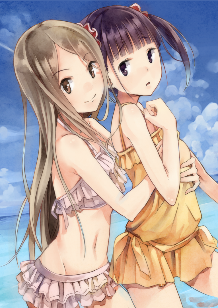 noda kotone and minami shizuku (sakura trick) drawn by pvmivs