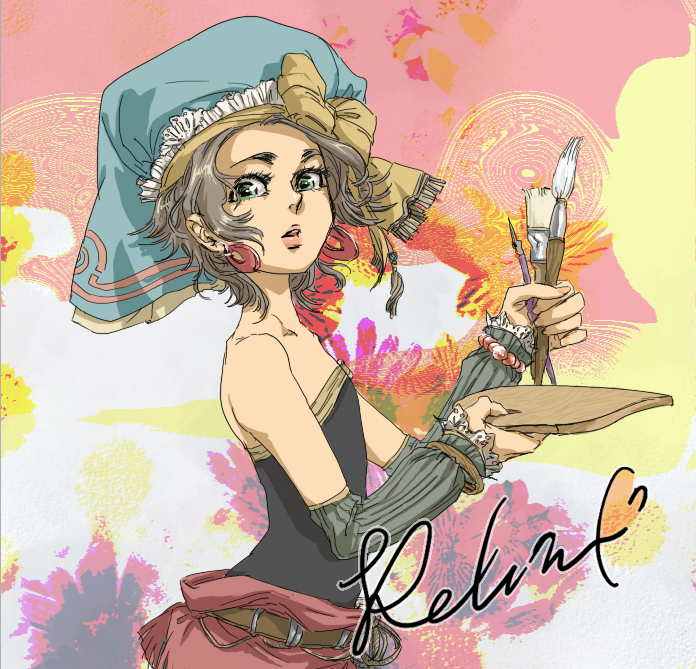 relm arrowny (final fantasy and 1 more) drawn by gyofu