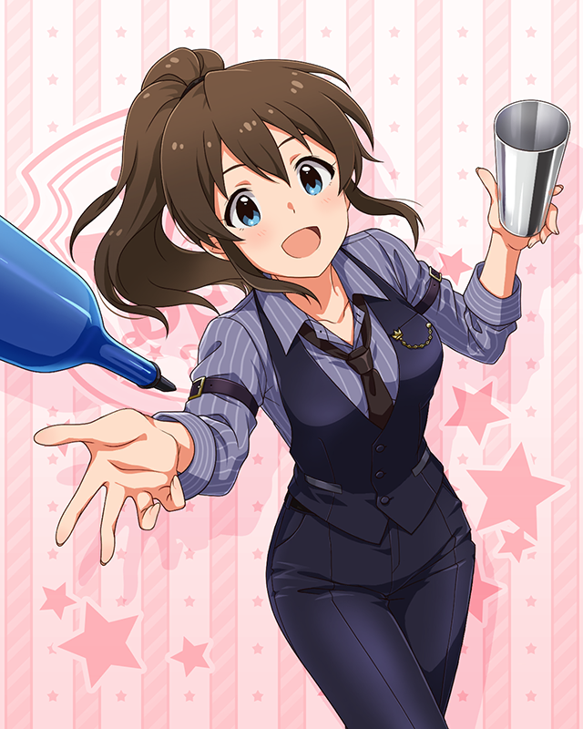 satake minako (idolmaster and 2 more)