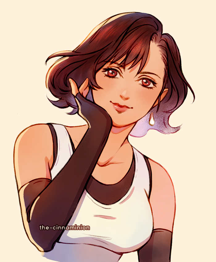 tifa lockhart (final fantasy and 2 more) drawn by thar_chandran