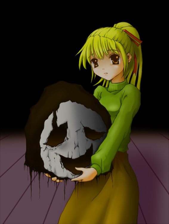 poniko and uboa (yume nikki) drawn by syam_i