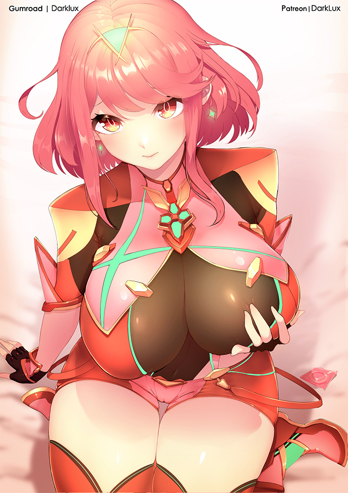 pyra (xenoblade chronicles and 1 more) drawn by darklux