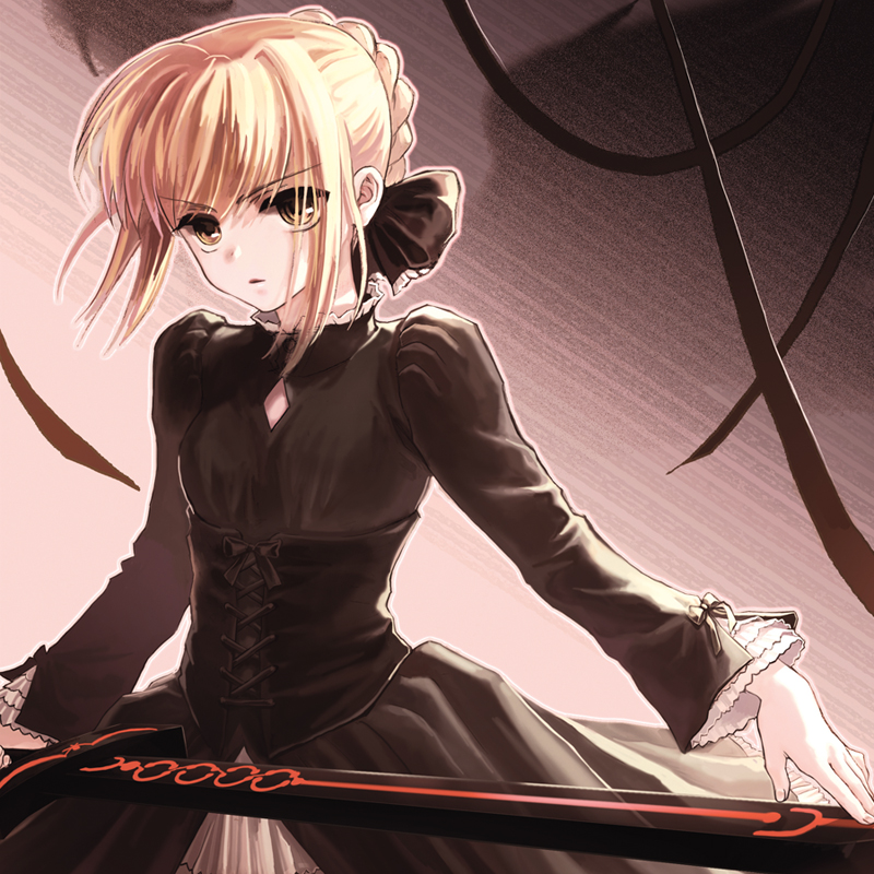 artoria pendragon and saber alter (fate and 1 more) drawn by cheonha87