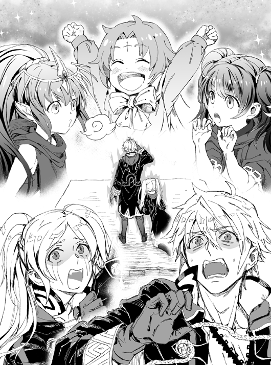 female robin, tiki, male robin, myrrh, and fae (fire emblem and 5 more) drawn by t_misaomaru