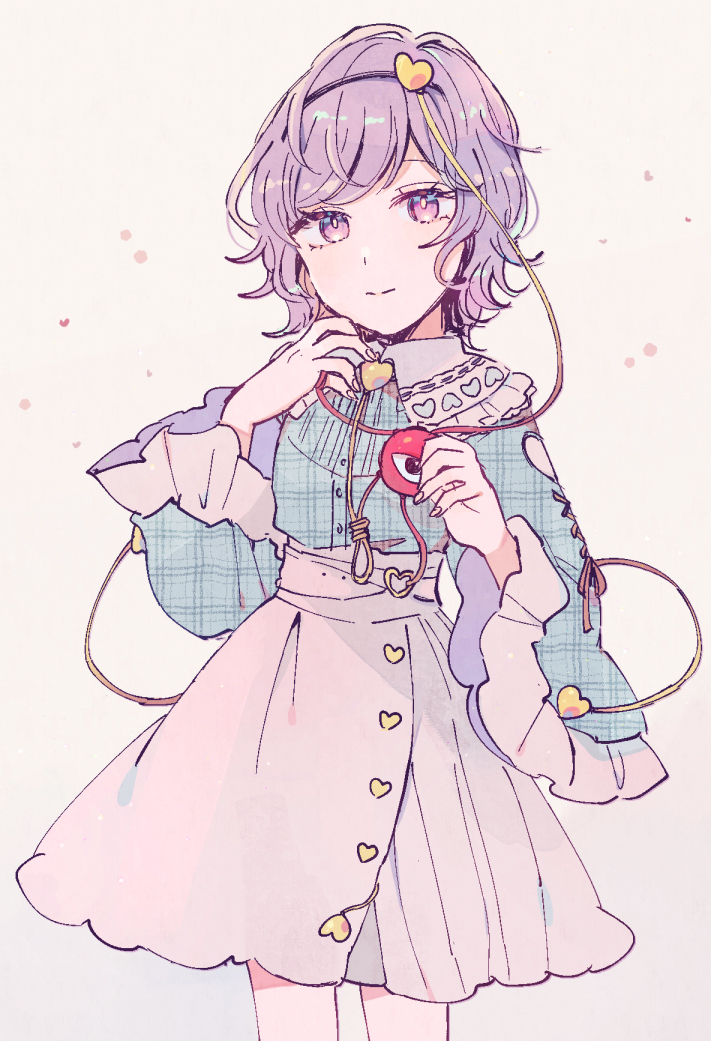 komeiji satori (touhou) drawn by mozukuzu_(manukedori)