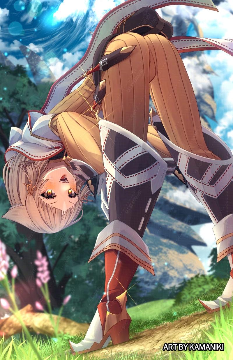 nia (xenoblade chronicles and 1 more) drawn by kamaniki