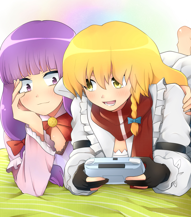 kirisame marisa, patchouli knowledge, mars, and taisa (touhou and 1 more) drawn by meis_(terameisu)
