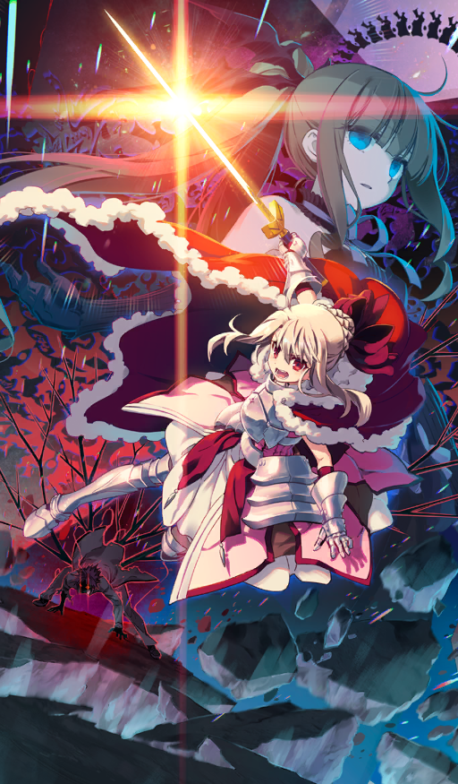artoria pendragon, illyasviel von einzbern, saber lily, julian ainsworth, and pandora (fate and 2 more) drawn by hiroyama_hiroshi