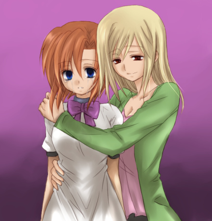 ryuuguu rena and takano miyo (higurashi no naku koro ni)